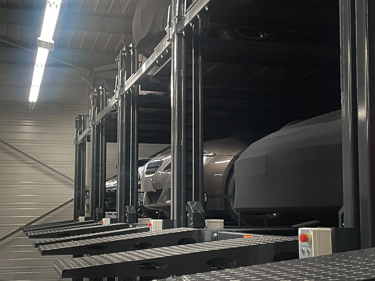 Espace de stockage sécurisé du Chalet Automobile