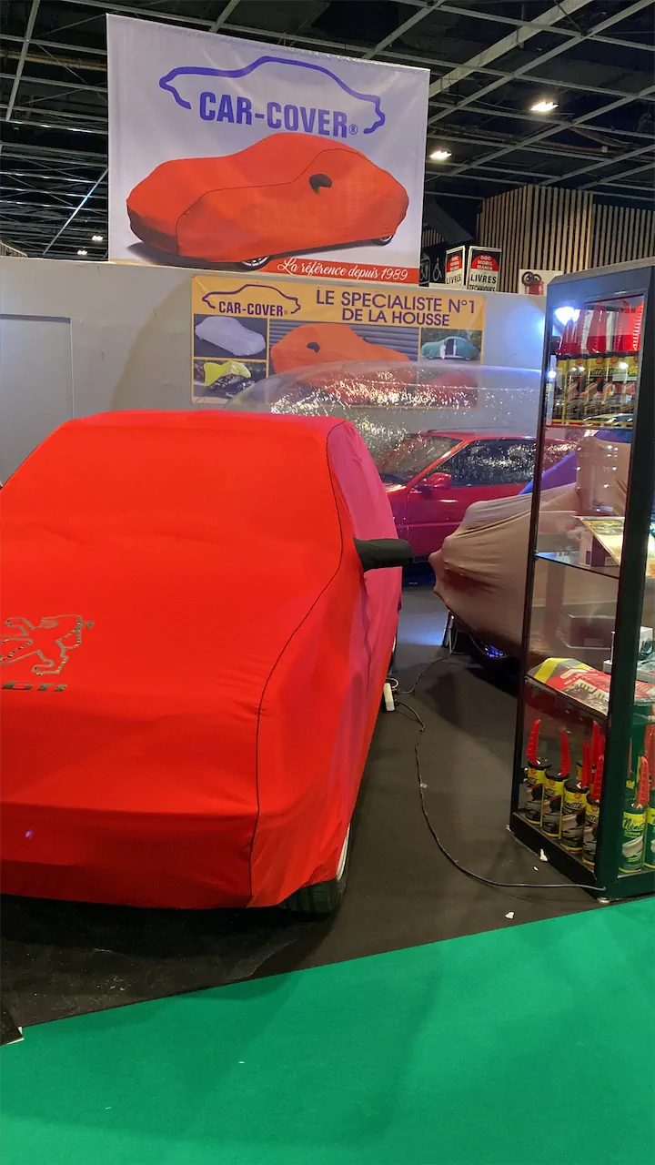Housse de protection pour véhicule de collection